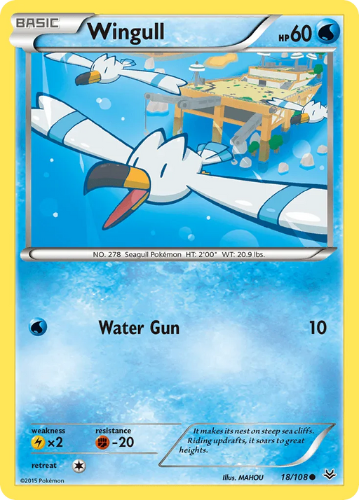 Wingull (18/108) [XY: Roaring Skies] - for just $0.10! 