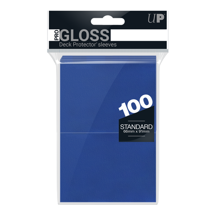 Ultra PRO: Standard 100ct Sleeves - PRO-Gloss (Blue) - for just $0! 