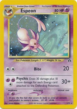 Espeon (1/75) [Neo Discovery Unlimited] - for just $118.40! 