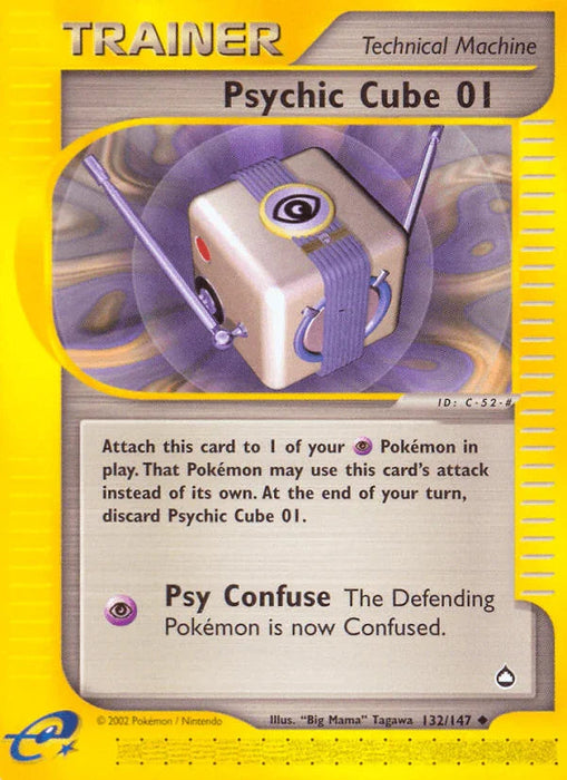 Psychic Cube 01 (132/147) [Aquapolis] - for just $1.05! 