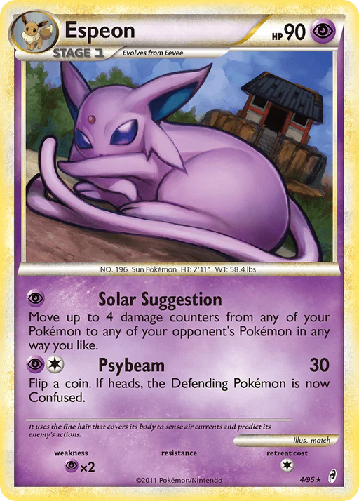 Espeon (4/95) [HeartGold & SoulSilver: Call of Legends] - for just $19.75! 