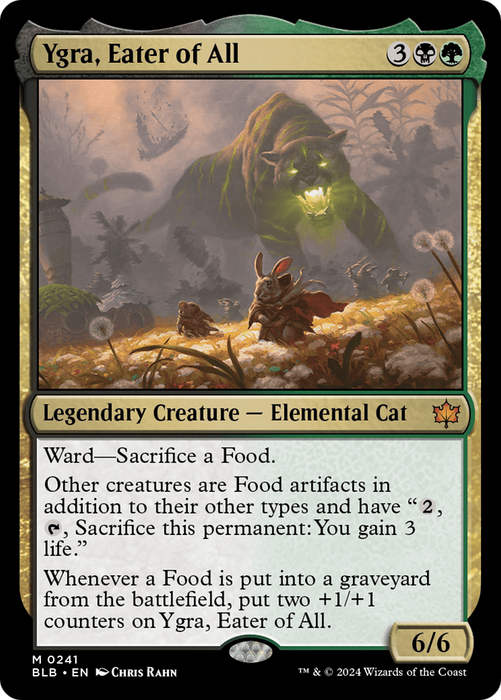 Ygra, Eater of All (BLB-241) - Bloomburrow - for just $3.14! 