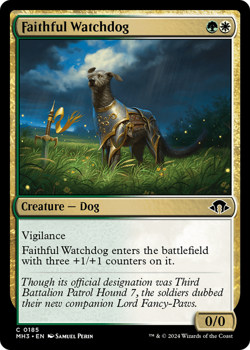 Faithful Watchdog (MH3-185) - Modern Horizons 3 - for just $0.07! 
