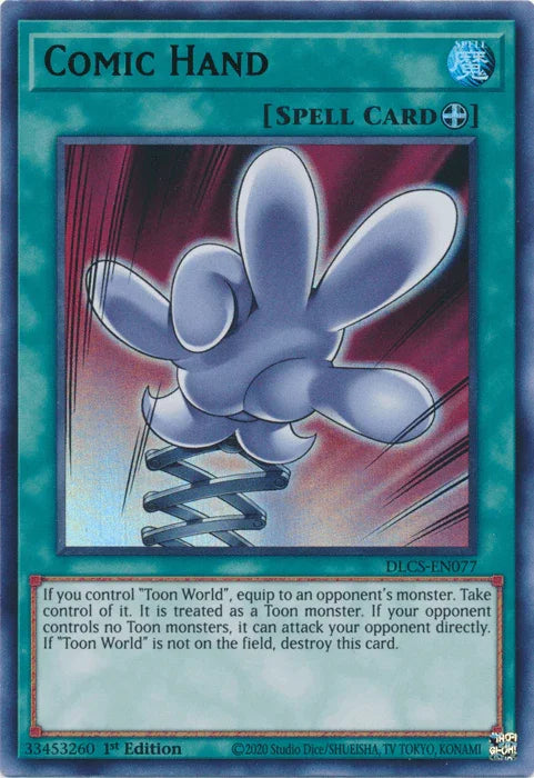 Comic Hand (Green) [DLCS-EN077] Ultra Rare - for just $1.35! 