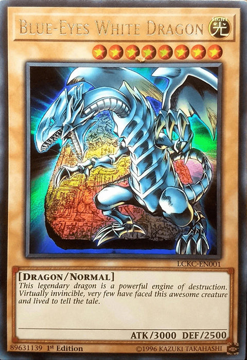 Blue-Eyes White Dragon (Version 4) [LCKC-EN001] Ultra Rare - for just $0.30! 