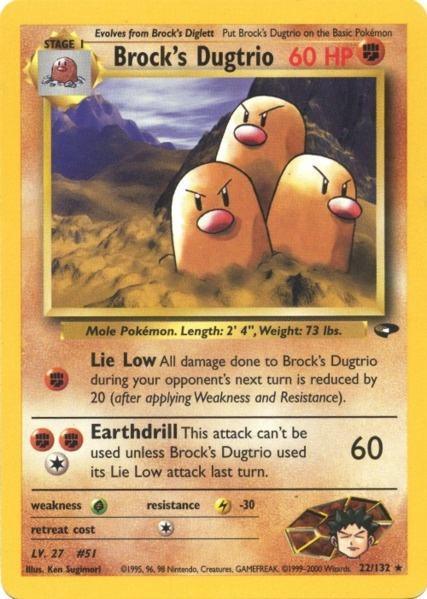 Brock's Dugtrio (22/132) [Gym Challenge Unlimited] - for just $3.90! 