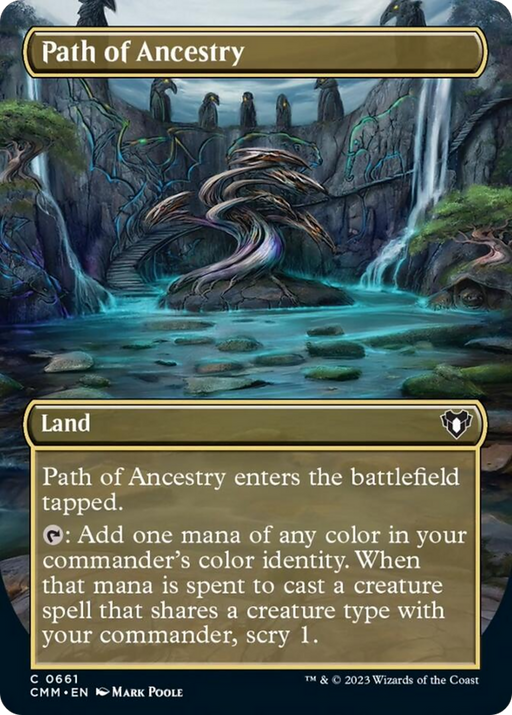 Path of Ancestry (Borderless Alternate Art) [Commander Masters] - Just $0.35! Shop now at Retro Gaming of Denver