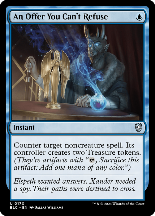An Offer You Can't Refuse (BLC-170) - Bloomburrow Commander - for just $0.75! 