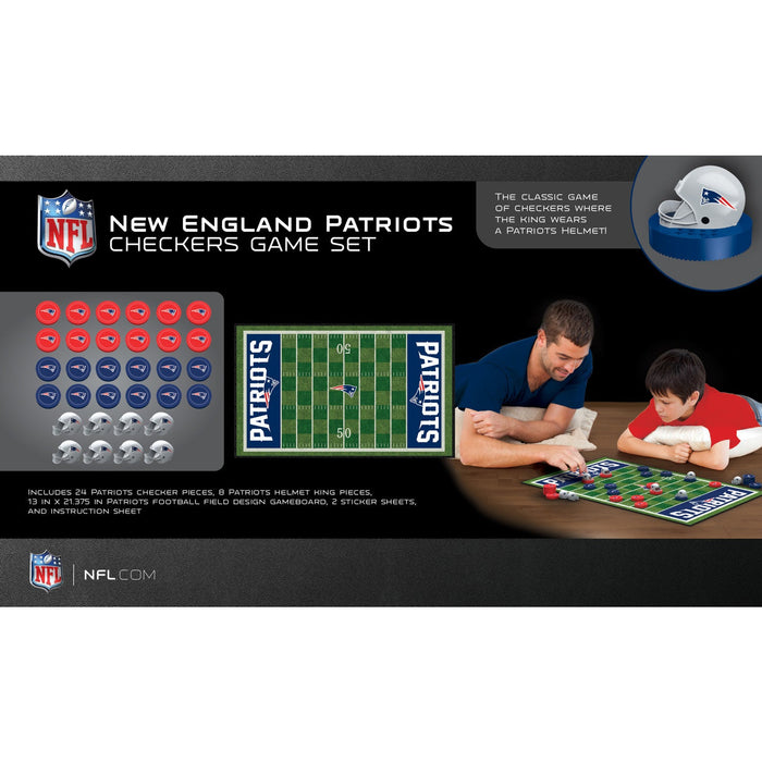 New England Patriots Checkers Board Game - Just $19.99! Shop now at Retro Gaming of Denver