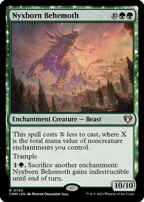 Nyxborn Behemoth (CMM-742) - Commander Masters: (enchantment) - for just $0.51! 