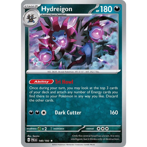 Hydreigon (140/193) [Scarlet & Violet: Paldea Evolved] - Just $0.05! Shop now at Retro Gaming of Denver