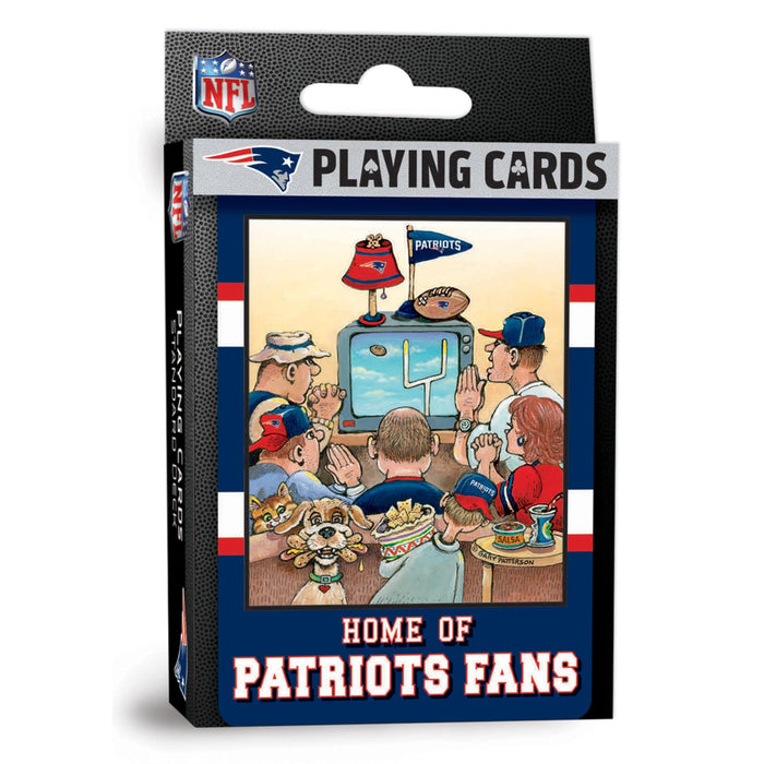 New England Patriots Fan Deck Playing Cards - 54 Card Deck - Just $6.99! Shop now at Retro Gaming of Denver