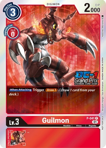 Guilmon [P-041] (Grand Prix 2022) [Promotional Cards] - Just $1.05! Shop now at Retro Gaming of Denver