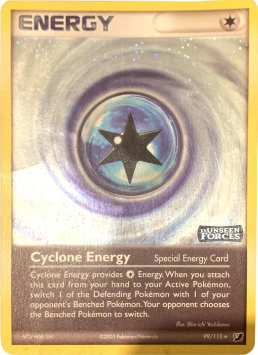 Cyclone Energy (99/115) (Stamped) [EX: Unseen Forces] - for just $4.95! 