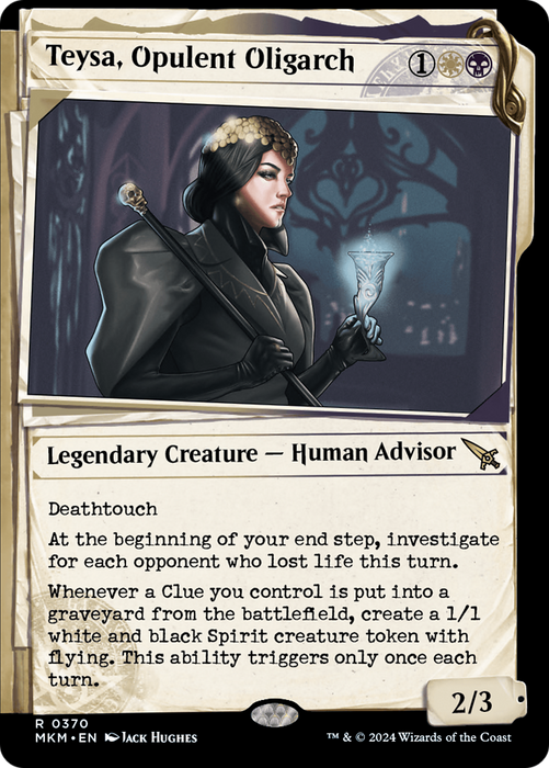Teysa, Opulent Oligarch (MKM-370) - Murders at Karlov Manor: (Showcase) - for just $0.08! 