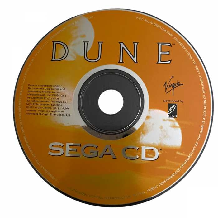 Dune – Sega CD (SCD) - for just $0! 