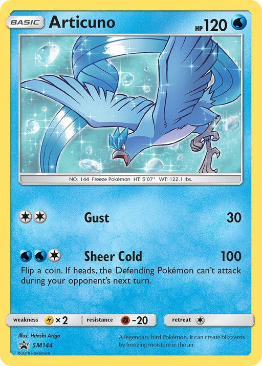 Articuno (SM144) [Sun & Moon: Black Star Promos] - for just $5.40! 