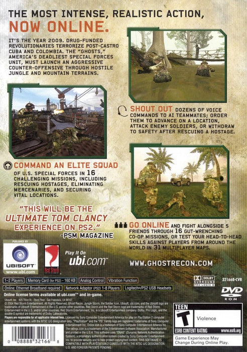 Tom Clancy's Ghost Recon: Jungle Storm – PlayStation 2 (PS2) - for just $0! 