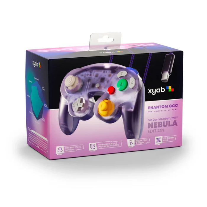 PHANTOM GCC Wired Competition Controller (Nebula Edition) – Nintendo GameCube Accessory (GC) - for just $64.99! 