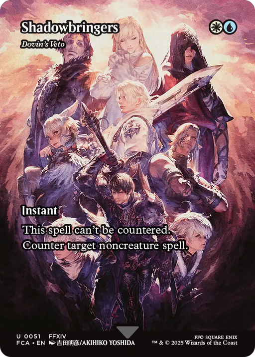 Dovin's Veto (FCA-051) - FINAL FANTASY: Through the Ages / Shadowbringers (Borderless) Foil - for just $1.38! 