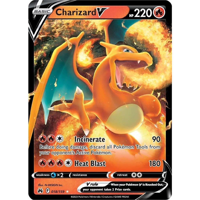 Charizard V (018/159) [Sword & Shield: Crown Zenith] - Just $1.20! Shop now at Retro Gaming of Denver