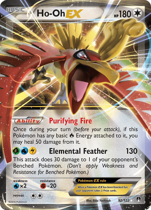 Ho-Oh EX (92/122) [XY: BREAKpoint] - for just $2! 