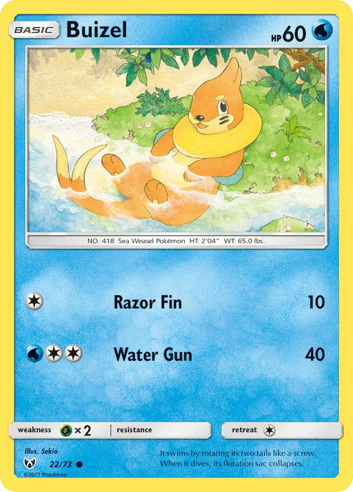 Buizel (22/73) [Sun & Moon: Shining Legends] - for just $0.10! 
