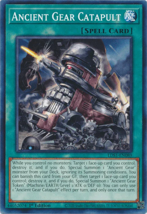 Ancient Gear Catapult [LDS1-EN089] Common - for just $1.30! 