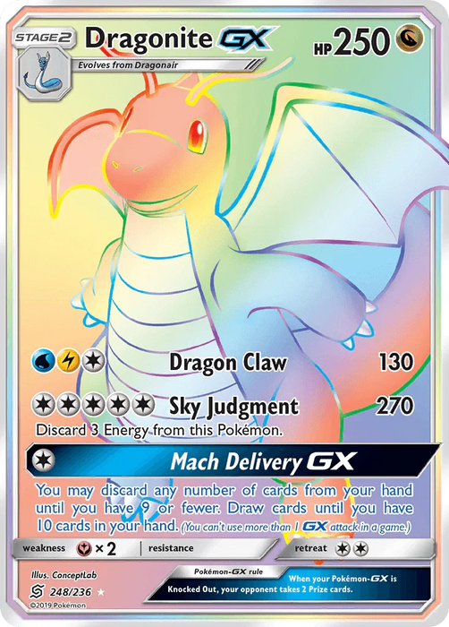 Dragonite GX (248/236) [Sun & Moon: Unified Minds] - for just $48.55! 