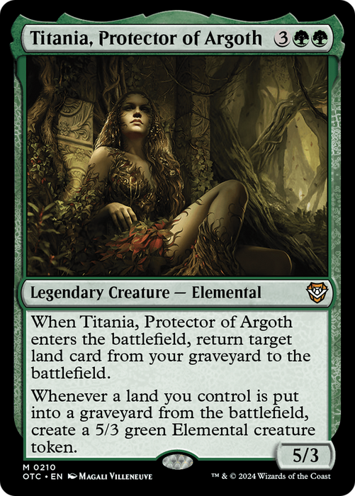 Titania, Protector of Argoth (OTC-210) - Outlaws of Thunder Junction Commander - for just $0.41! 