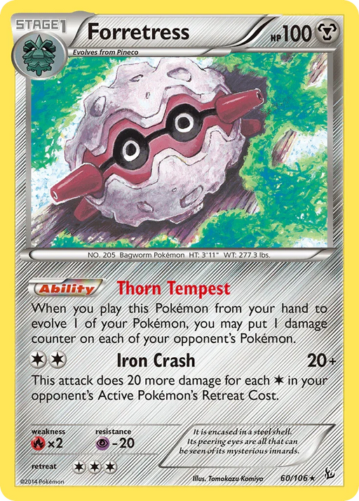 Forretress (60/106) [XY: Flashfire] - for just $0.45! 