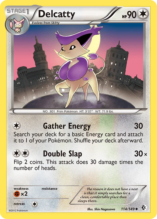 Delcatty (114/149) [Black & White: Boundaries Crossed] - for just $0.20! 