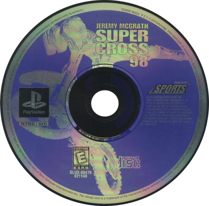 Jeremy McGrath Supercross 98 – PlayStation 1 (PS1) - for just $0! 
