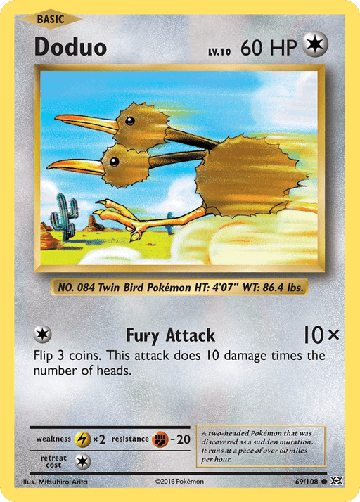 Doduo (69/108) [XY: Evolutions] - for just $0.10! 