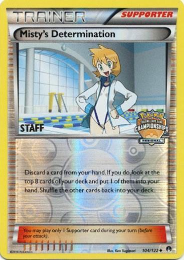 Misty's Determination (104/122) (Regional Championship Promo Staff) [XY: BREAKpoint] - for just $59.20! 