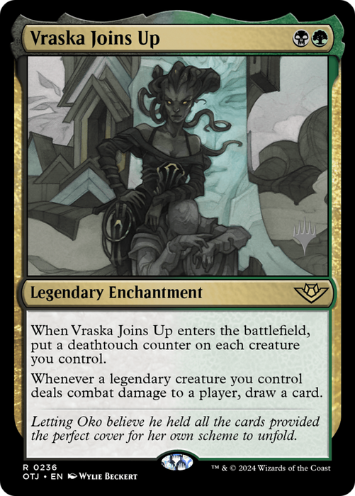 Vraska Joins Up (PPOTJ-236) - Outlaws of Thunder Junction Promos - for just $0.13! 