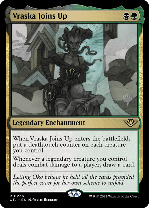 Vraska Joins Up (PPOTJ-236) - Outlaws of Thunder Junction Promos - for just $0.13! 
