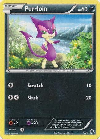 Purrloin (1/30) [Black & White: Trainer Kit - Zoroark] - for just $0.10! 