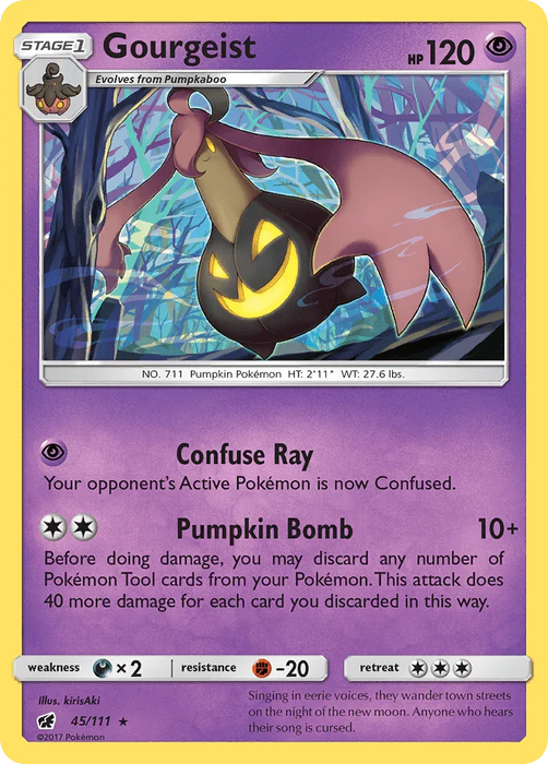 Gourgeist (45/111) [Sun & Moon: Crimson Invasion] - for just $0.15! 