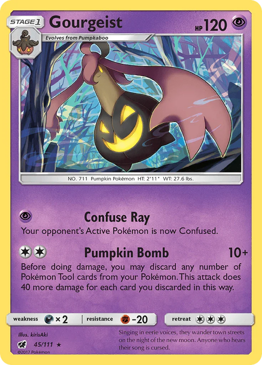 Gourgeist (45/111) [Sun & Moon: Crimson Invasion] - for just $0.15! 