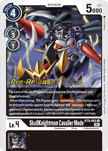 SkullKnightmon: Cavalier Mode [BT8-062] [New Awakening Pre-Release Cards] - Just $1.15! Shop now at Retro Gaming of Denver