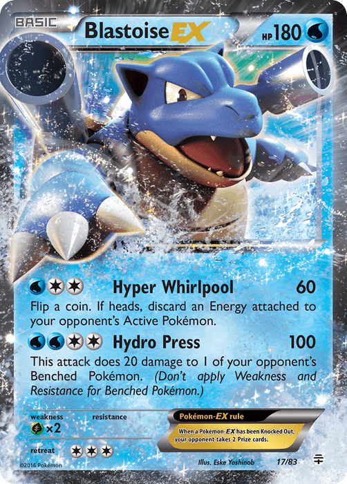 Blastoise EX (17/83) [XY: Generations] - for just $3.95! 
