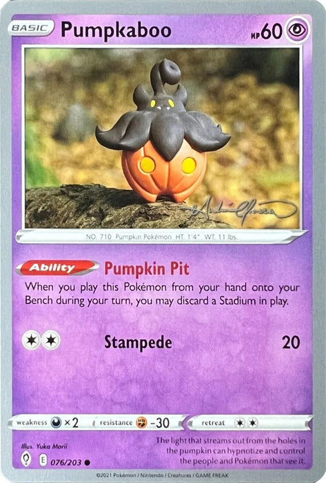 Pumpkaboo (076/203) (The Shape of Mew - Andre Chiasson) [World Championships 2022] - for just $0.35! 