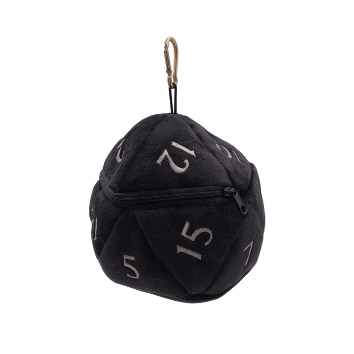 Ultra PRO: Dice Bag - Plush D20 (Black) - for just $0! 