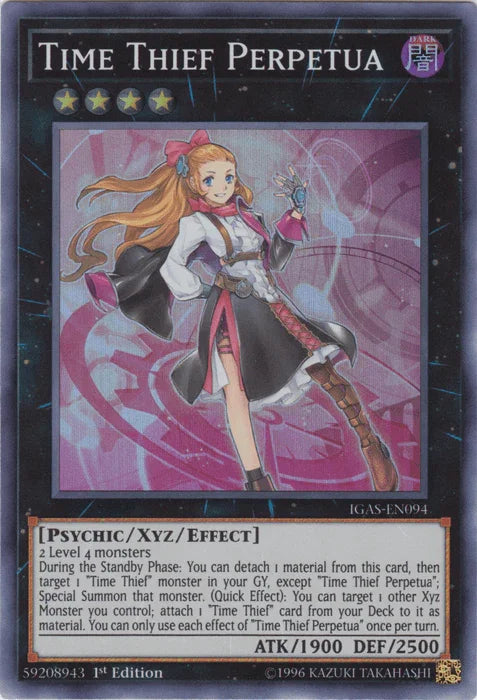 Time Thief Perpetua [IGAS-EN094] Super Rare - for just $0.10! 