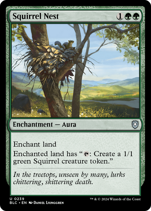 Squirrel Nest (BLC-239) - Bloomburrow Commander - for just $0.10! 