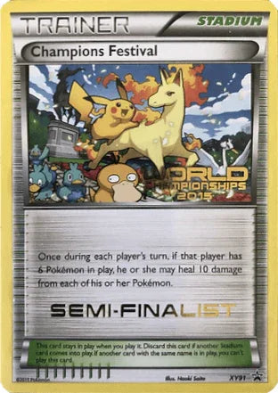 Champions Festival (XY91) (2015 Semi-Finalist) [XY: Black Star Promos] - for just $0.10! 