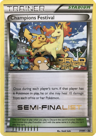 Champions Festival (XY91) (2015 Semi-Finalist) [XY: Black Star Promos] - Just $0.10! Shop now at Retro Gaming of Denver