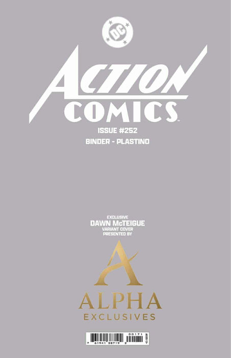[FOIL] ACTION COMICS #252 FACSIMILE DAWN MCTEIGUE EXCLUSIVE VIRGIN VAR (11/2025) - for just $30! 