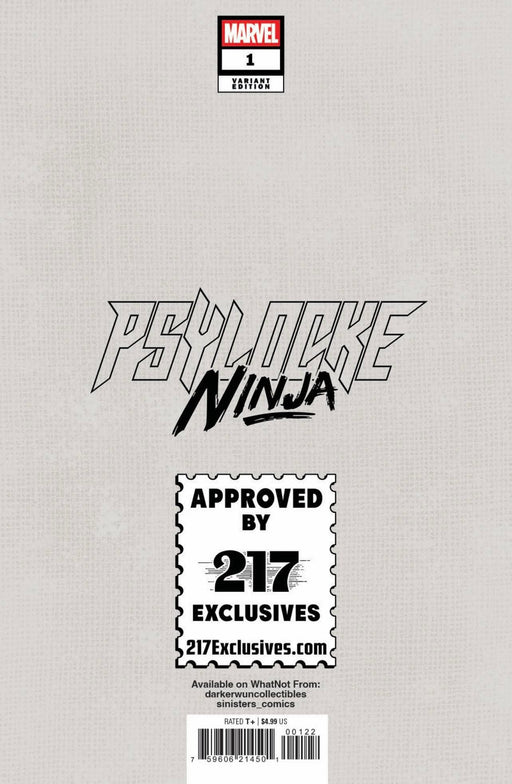 Psylocke: Ninja #1 Joseph Michael Lisner Exclusive Virgin Var (01/21/2026) - for just $30! 